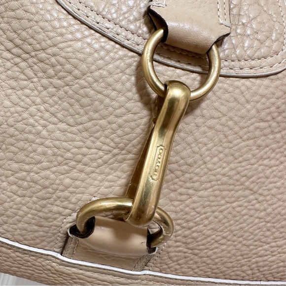 Coach Hamptons Pebble Leather Slim Hobo Shoulder Bag Vintage Y2K - Picture 11 of 15